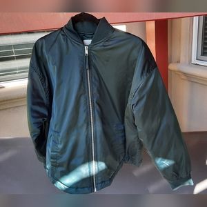 Wild Fable Green Bomber Puffer Jacket